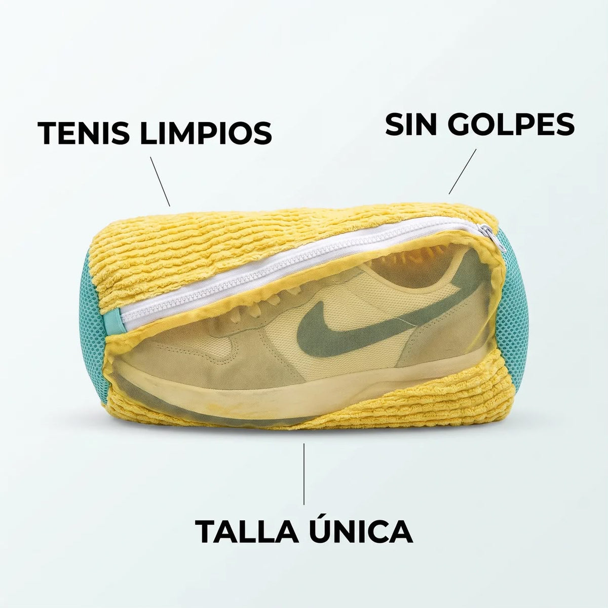 Bolsa para lavar zapatos en lavadora – limpia sin tallar