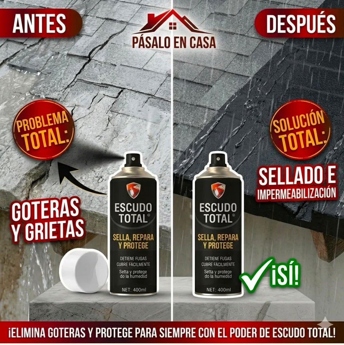🏠 Spray Reparador de Vazamentos | Proteção Rápida e Duradoura
