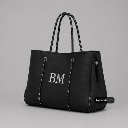 Bolso Tote Bag Black | Personalizado con Iniciales