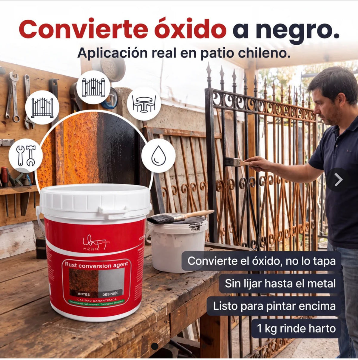 Convertidor de Óxido Anticorrosivo 1 kg