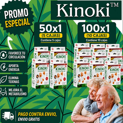 🔥 Parches Kinokis desintoxicantes