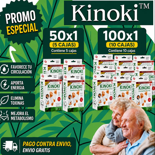 🔥 Parches Kinokis desintoxicantes